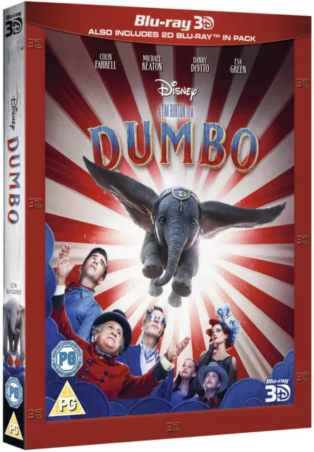 Dumbo (Blu-ray) Sharon Rooney Joseph Gatt Nico Parker Finley Hobbins 2