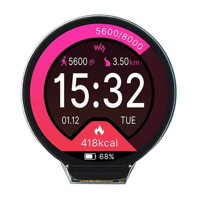 Per Scheda di Sviluppo RP2040 Schermo da 1,28 Pollici Display Rotondo/LCD/S Z7Q4
