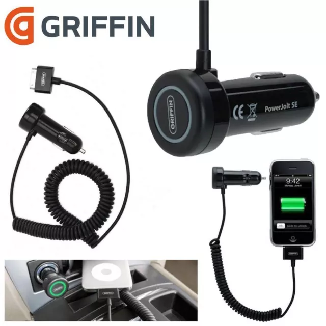 Griffin PowerJolt SE GC23056 KFZ Ladegerät für iPhone 3G 3GS 4 4S iPod iPad 1 2 3