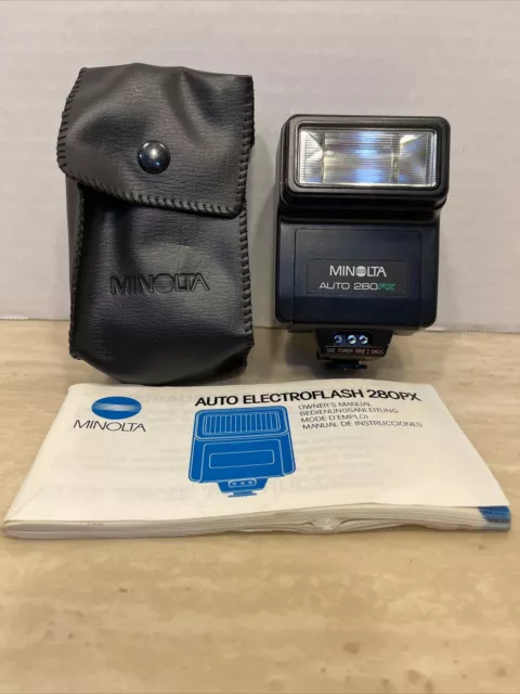 MINOLTA AUTO ELECTROFLASH 280 PX Flash Case Manual