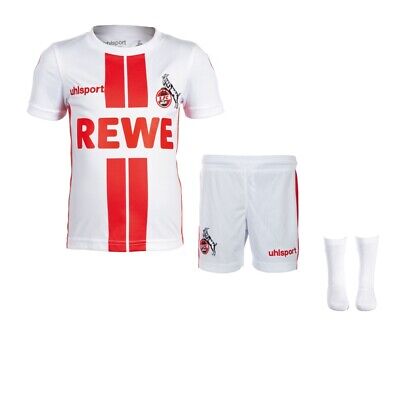 Uhlsport 1. FC Köln Mini-Kit Maglia-Home 2020/2021 Bianco / Rot [1003557011948]