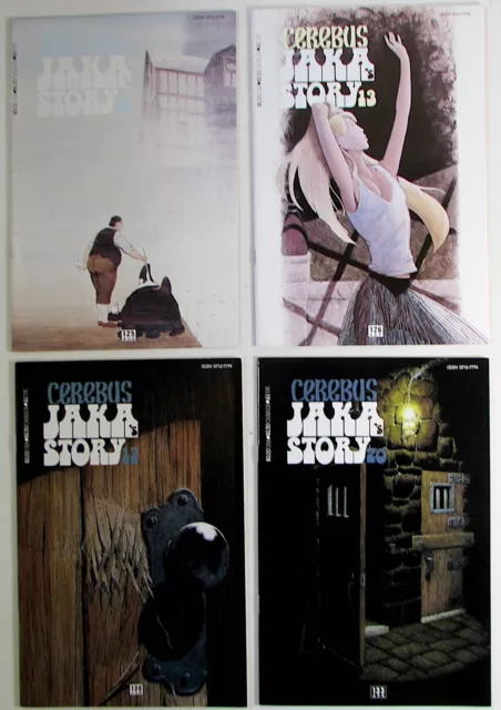 Cerebus Lot of 4 #125,126,130,133 Aardvark-Vanaheim (1989) 1st Print Comic Books