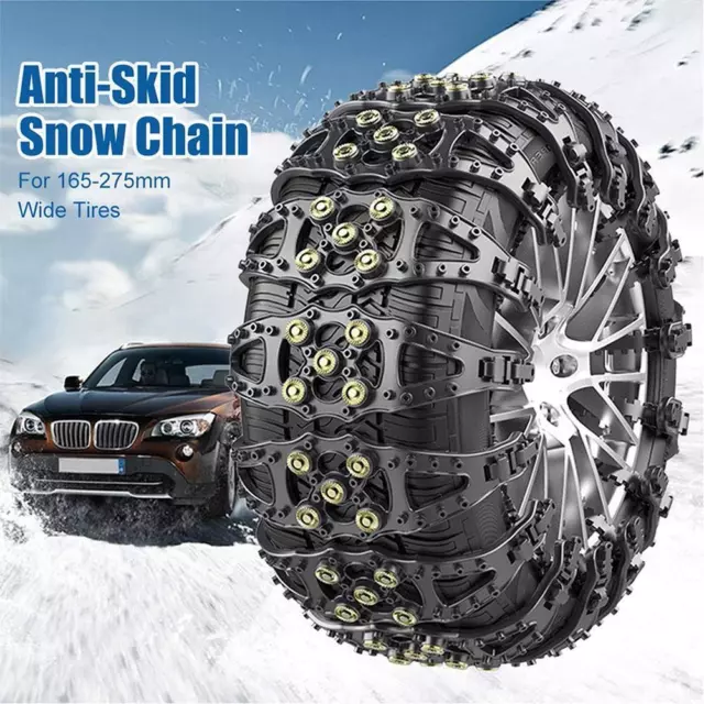 1/4/8 Car Anti-skid Chain SUV General Purpose Snow-Mud Tires Nonslip Q8L6