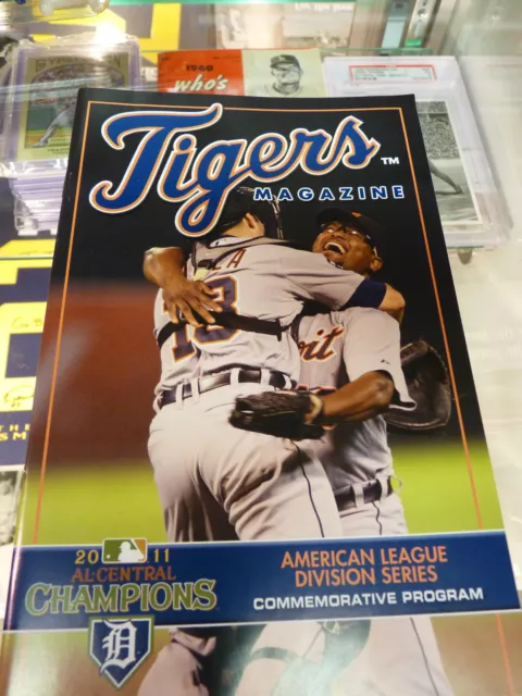 2011 Detroit Tigers ALDS Magazine 2011 AL Central Champions Verlander Valverde !