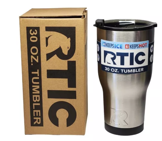 RTIC 30 oz Tumbler Hot or Cold Dbl. Wall Vacuum Insulated 18/8 Stainless Steel