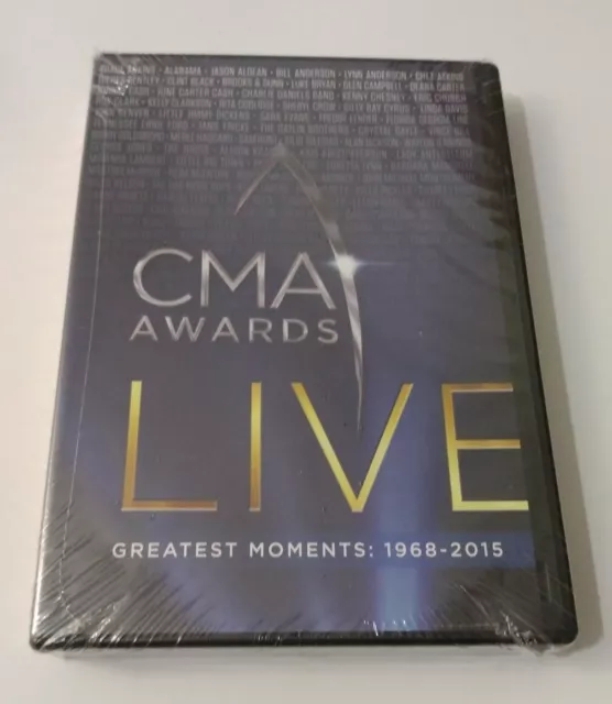 CMA Awards Live Greatest Moments: 1968-2015 DVD  10-Disc Set NEW FACTORY SEALED
