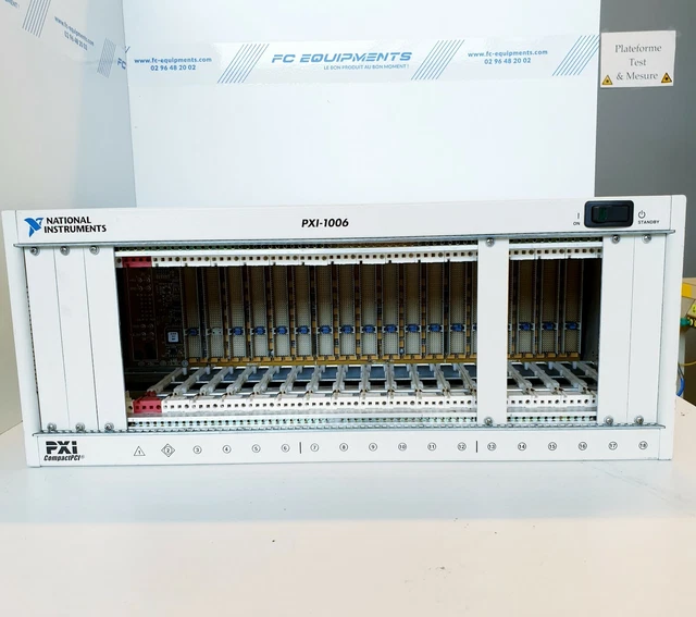 National Instruments PXI-1006 PXI Mainframe 18 slots (Mainframe ONLY)