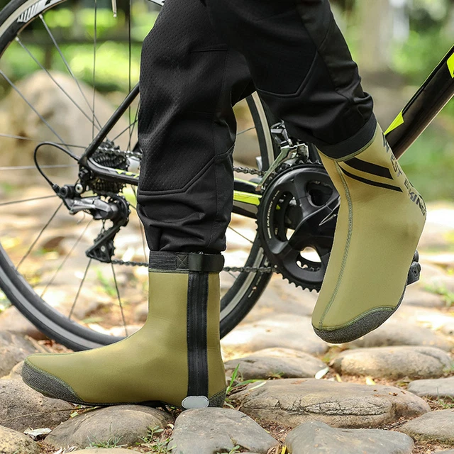 1Pair Riding Shoe Cover Long Lifespan Scratch-resistant Army Green Shoe Cover