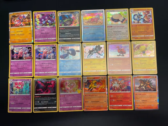 Lotto Carte Pokemon Holo