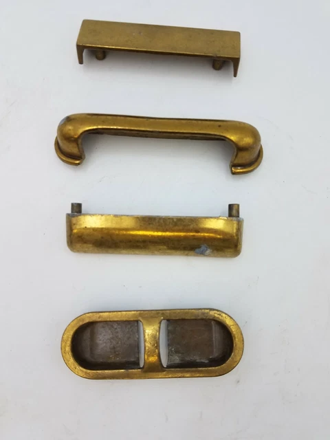 4Pc Assorted Lot Dresser Drawer Handle Pull Furniture Hardware Knobs Vintage