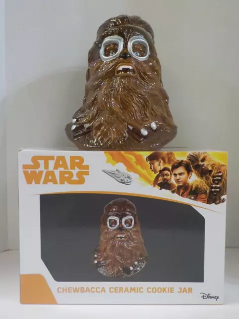 N G1127 Star Wars Chewbacca Ceramic Large Cookie Jar new in Box
