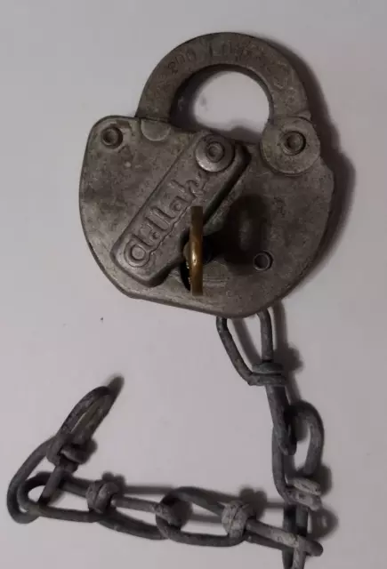 ADLOCK RAILROAD PADLOCK- All Original - SOO LINE