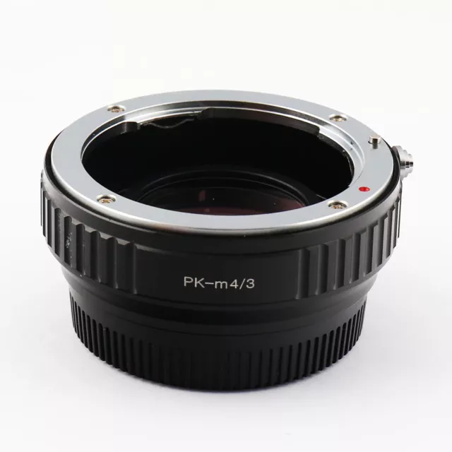 0.72x Focal Reducer Speed Booster Pentax K PK lens to Micro 4/3 m43 Adapter