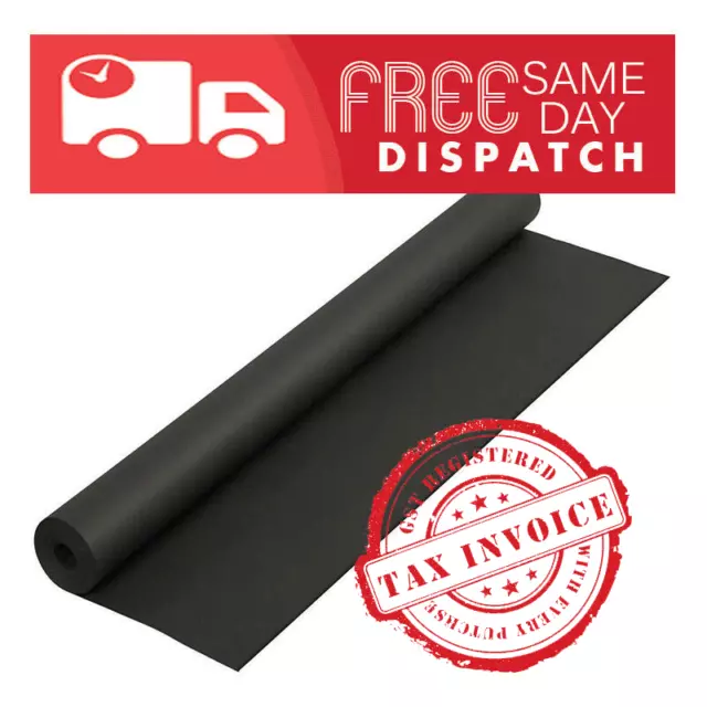 Thick Black Kraft Paper Roll 760mm  125 GSM /choose 5 or 10 meter length