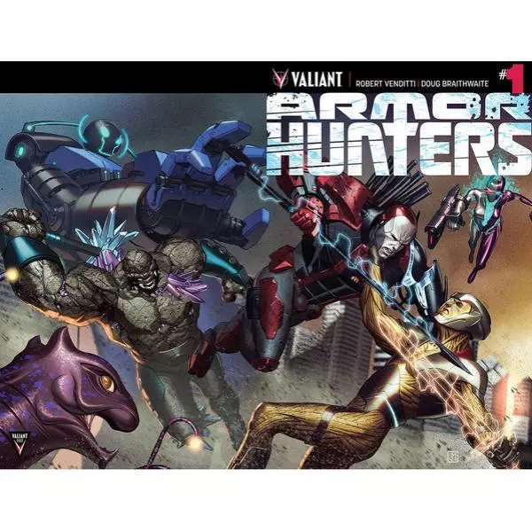 Armor Hunters # 1 Chromium Molina Cover  Valiant / Jun 2014 / N/M / 1St Print