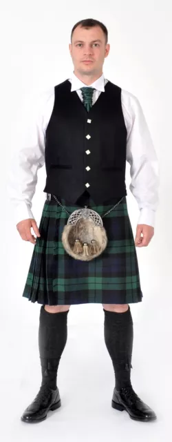 Chieftain Black Watch 8 Yard Deluxe Kilt £19.99 ON SALE All Sizes New Brand New 2