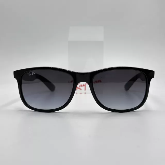 Ray ban Lunettes de Soleil Hommes Femmes Carré Noir ANDY RB 4202 Histoire Neuf