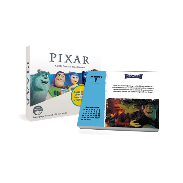 TRENDS INTERNATIONAL 2024 Disney Pixar DayataTime Box Calendar w 16
