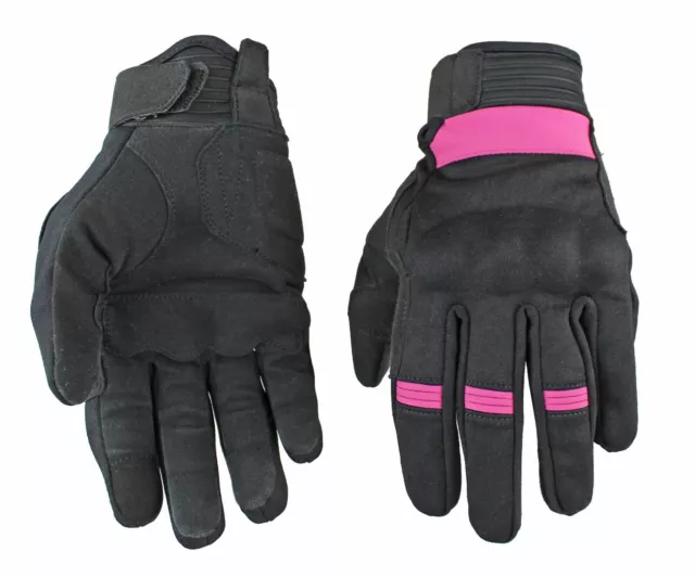 Damen Motorrad Handschuhe Textil Neopren Motocross Biker Handschuhe Protektoren