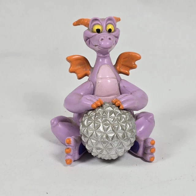 FIGMENT EPCOT DRAGON PVC with Spaceship Earth Globe 2.5