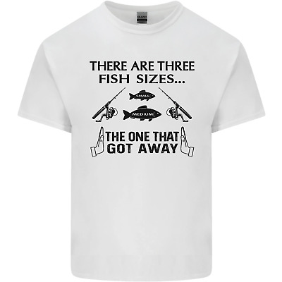 Tre dimensioni Dei Pesci Divertente Pesca Pescatore Kids T-shirt per bambini
