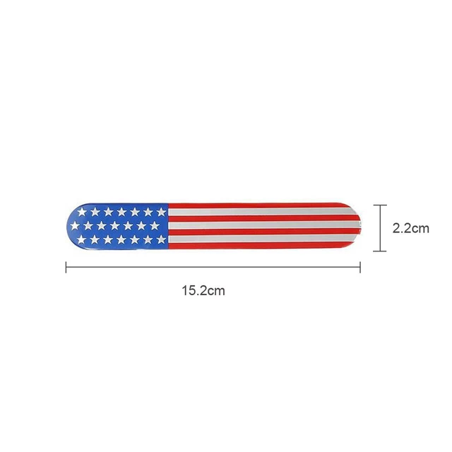 3D AMERICAN FLAG Emblem Metal Sticker Badge Decal Decor Cars Trucks $2. ...