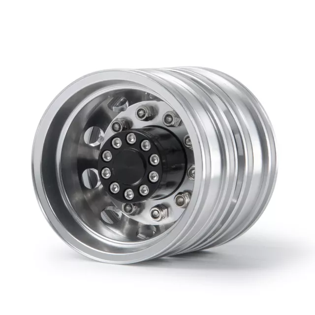 CNC Metal Alloy Front/Rear Wheel Hub Rim For 1/14 For 1/14 Tamiya RC Truck Car