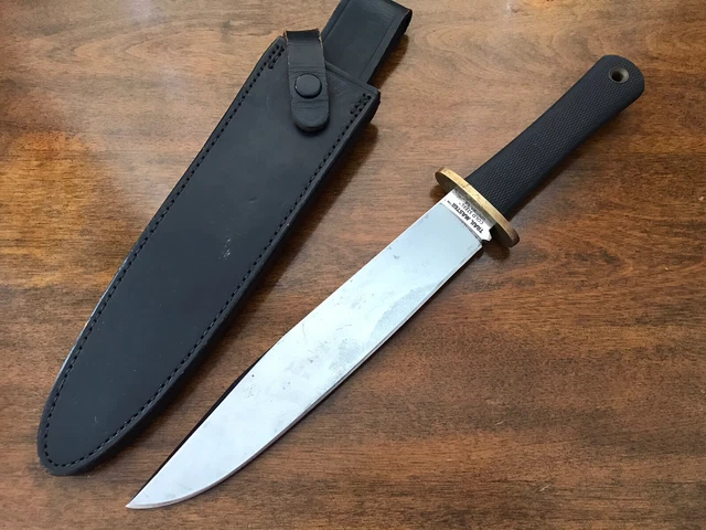 VINTAGE COLD STEEL Trail Master Carbon V Fixed Blade Bowie Knife 