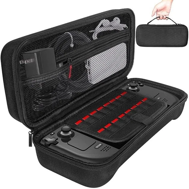Carry Case Compatible with New Steam Deck, Protective Hard Portable Travel Case