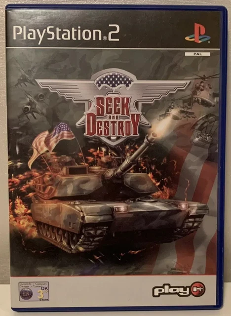 Seek And Destroy PS2 Playstation 2 Pal Playit Game Videogioco Videogames