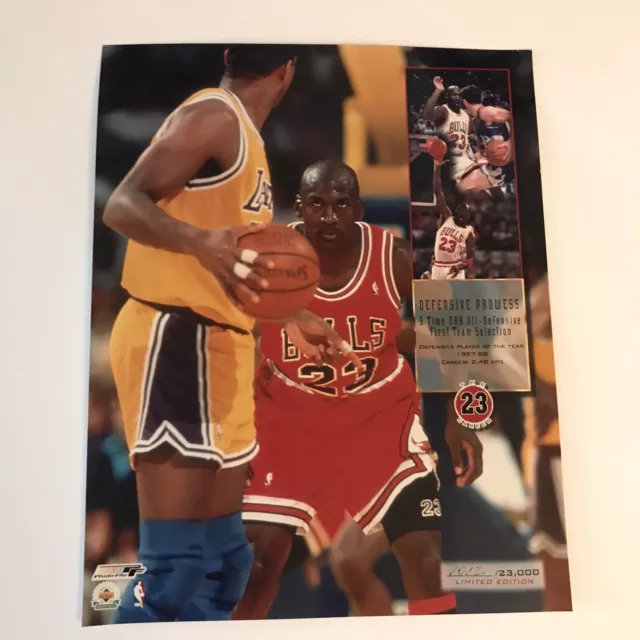 michael jordan magic johnson limited edition photo