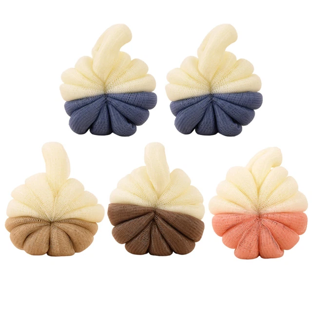 5 piezas Baño Peeling Bath Suave Espesor Ducha Bola