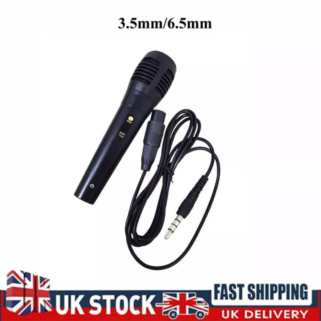 Profession Dynamic Karaoke Microphone 3.5mm/6.5mm Cable Handheld KTV Wired Mic