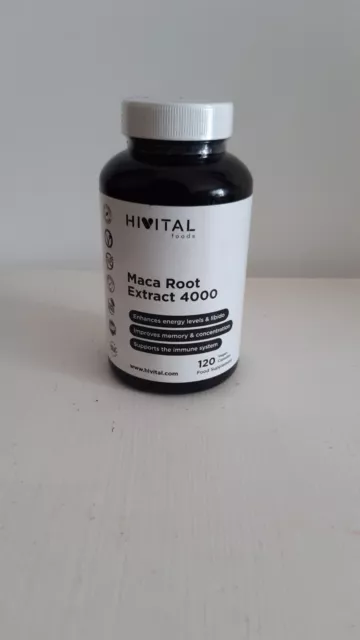 maca root extrat 4000 hivital 120 capsules