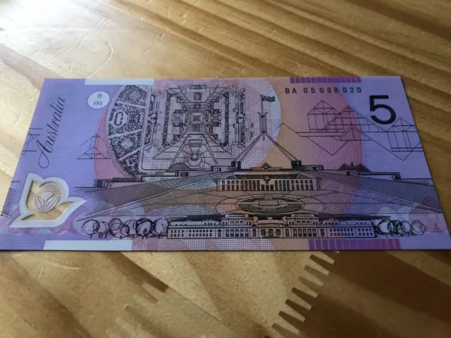 2005 $5 Banknote Au