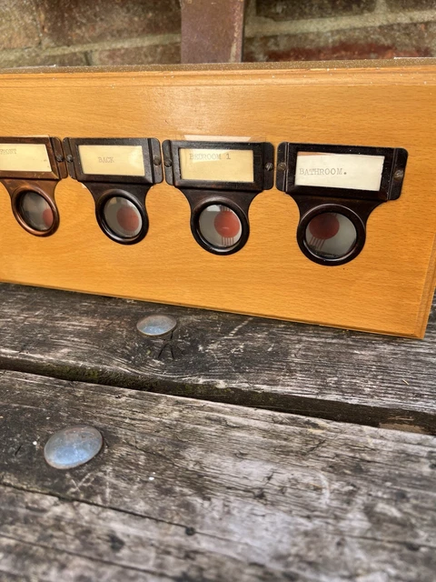 Butler Call Box VINTAGE BUTLER INDICATOR Servant Call Box Bell £83.90 - PicClick UK