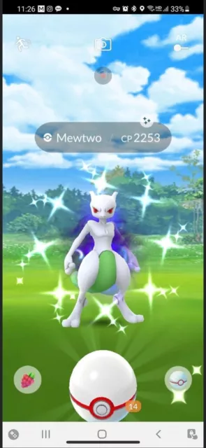 Pokémon Go Mewtwo, Shiny Mewtwo Moveset Shadow Ball-Psystrike - Tra'de -  PT'C