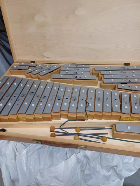 Xylophon Studio 49 Glockenspiel im original Transportkasten (entnehmbar)