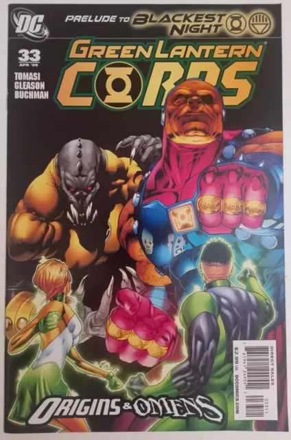 DC Comics - Green Lantern Corps - #33A - Prelude to Blackest Night - 2009