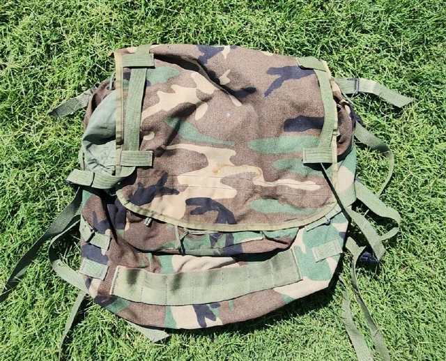 USGI Woodland Back Pack Ruck Sack Main Pack Molle 8465-01-465-2289 AWESOME SHAPE