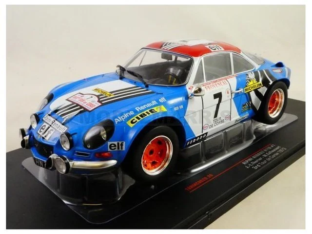 Miniature Renault Alpine A110 Rallye - Tour De Corse WRC 1970, échelle 1/43, Trofeu