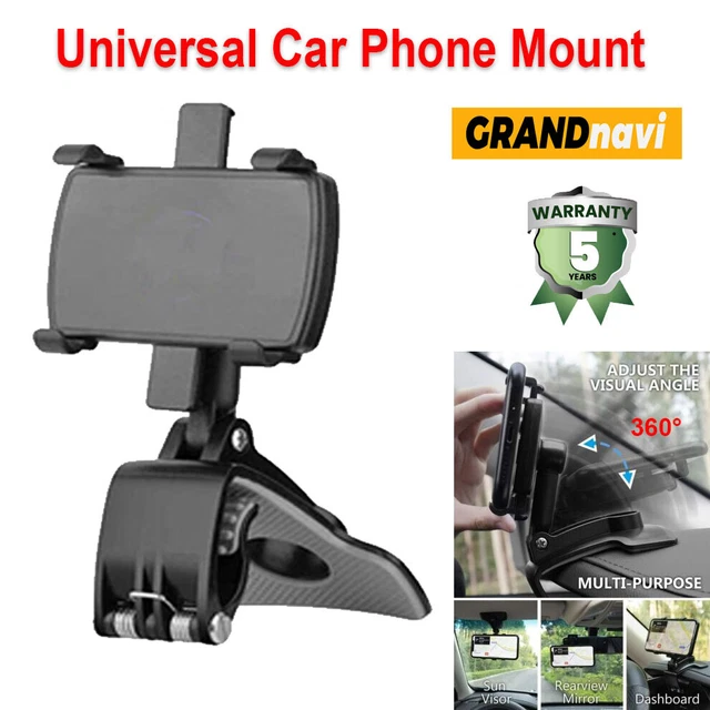 Universal 360° Car Phone Mount Holder For Cell Phone Samsung Galaxy iPhone