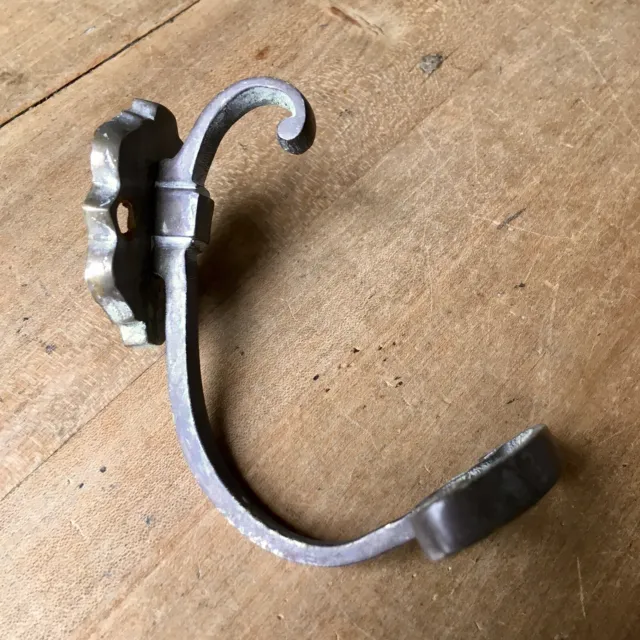 Brass Coat Hook Vintage French Antique - 2 Available