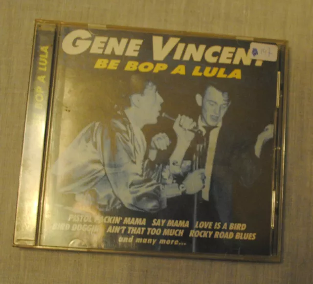 CD Gene Vincent Be Bop A Lula Rockn Roll Rockabilly Musique