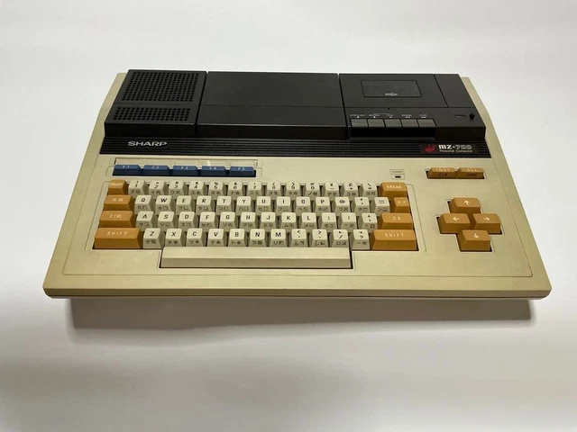 SHARP MZ-721 MZ-700 Retro Personal Computer with Cassette Data