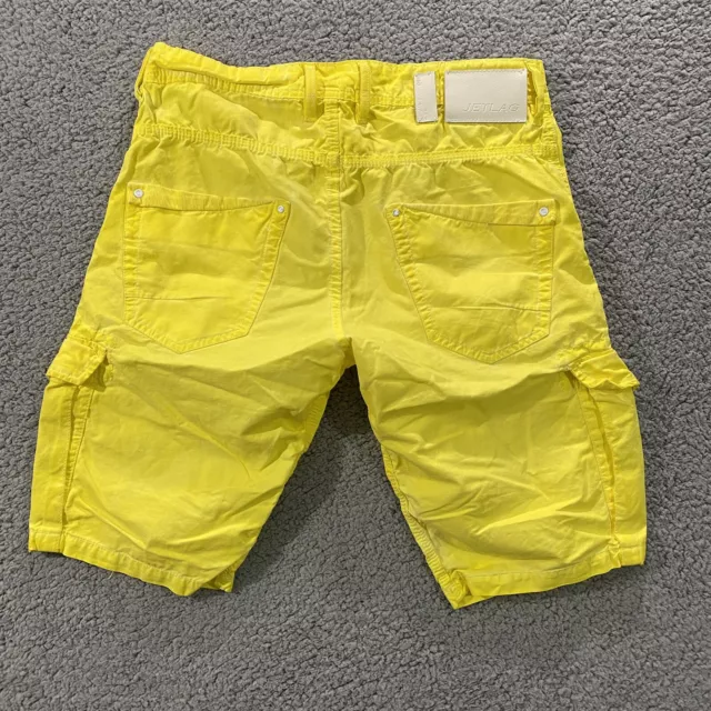 Jet Lag Men Cargo Shorts Size 30x12 Yellow Dyed Mid Rise
