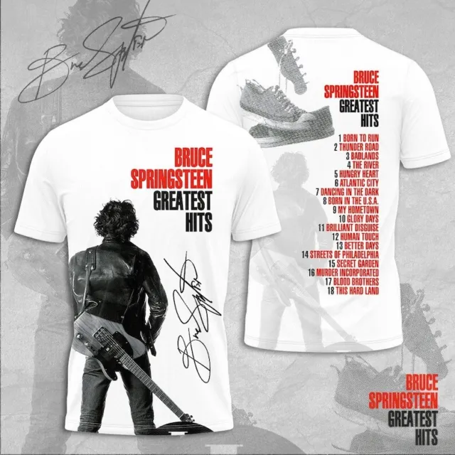 Bruce Springsteen 3D T-Shirt, E Street Band 2024 Shirt, Bruce Shirt