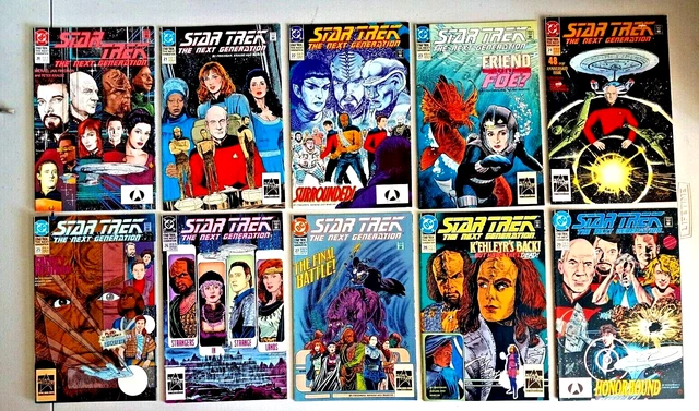 Comic Book Star Trek The Next Generation Lot Of 10 Issues #20-29 Series 2 1990