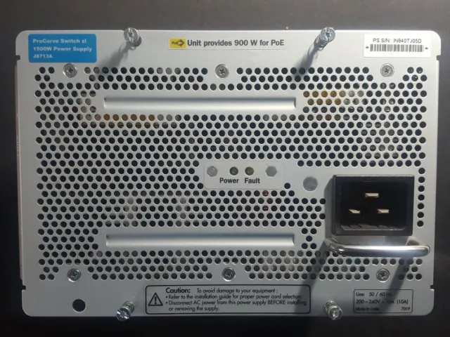 HP J8713A Procurve Power Supply for 5406zl 5412zl ZL switch 220V with  最も信頼できる