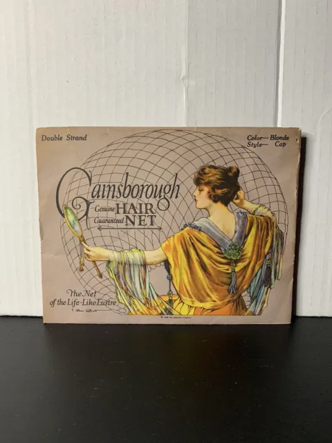 Vintage 1920's Weco Product Gainsborough Blond Double Strand Hair Net